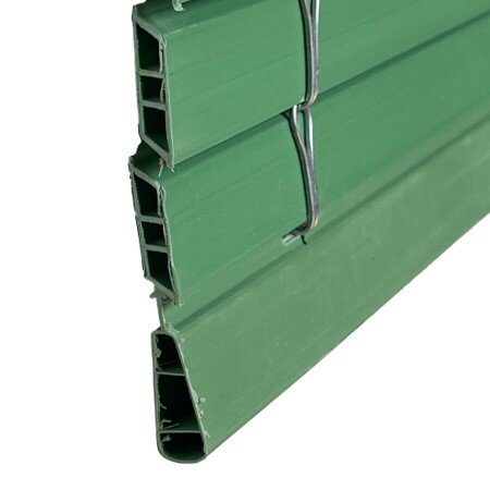 persiana alicantina pvc verde a medida