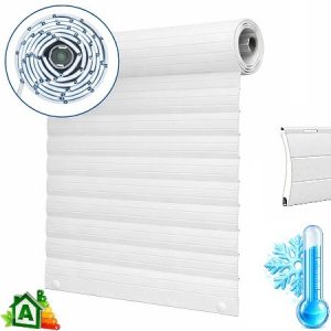 persiana enrollable de aluminio térmico alta densidad curva 43mm